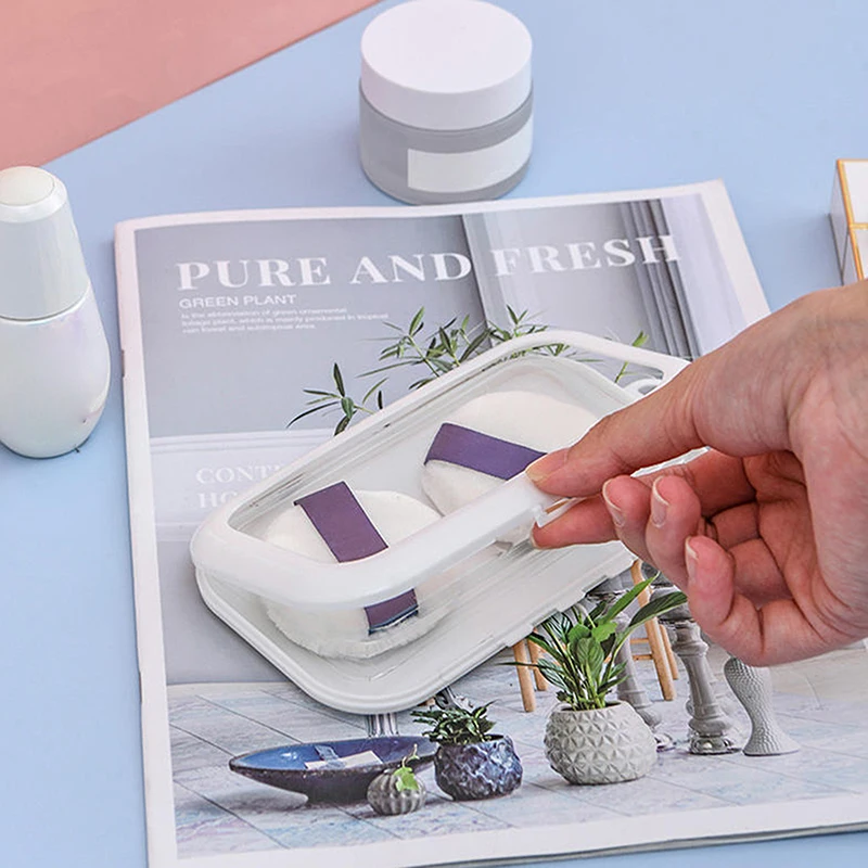 Empty Air Cushion Puff Storage Portable Cosmetic Makeup Case Double Eyelid Tape Container Plastic PP Multi-purpose Box