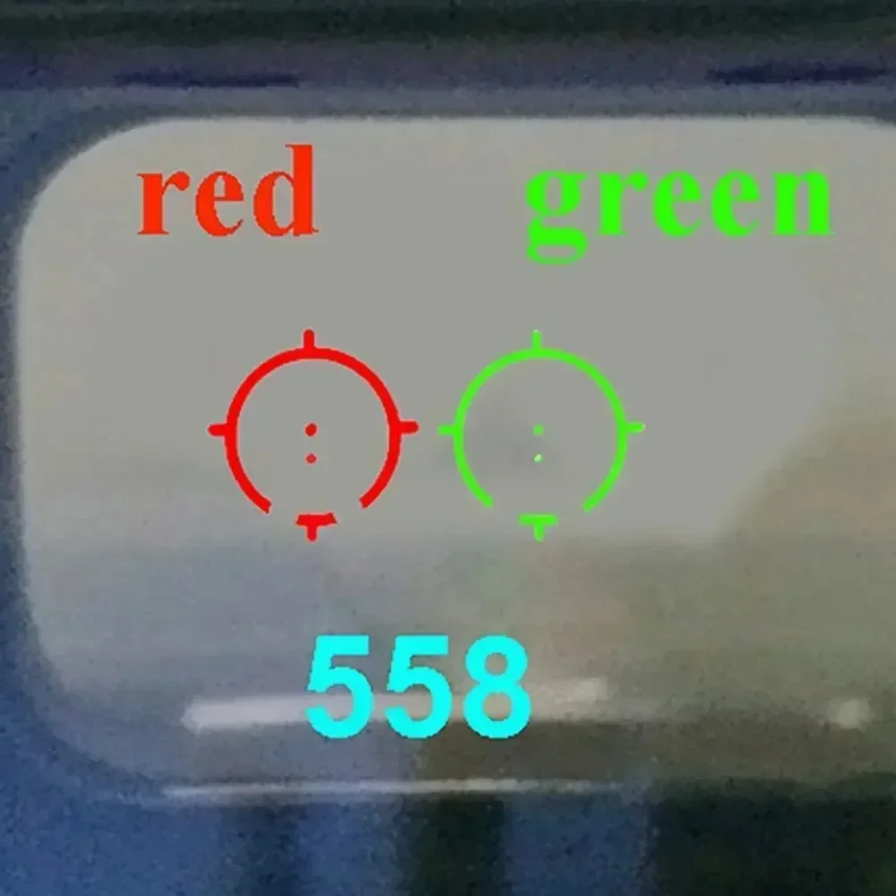 Imagem -03 - Riflescopes Holográficos com Montagem Dobrável Combinação Tática de Altura Ajustável Óptica hd G33 556 558 Escopo de Ponto Vermelho e Verde