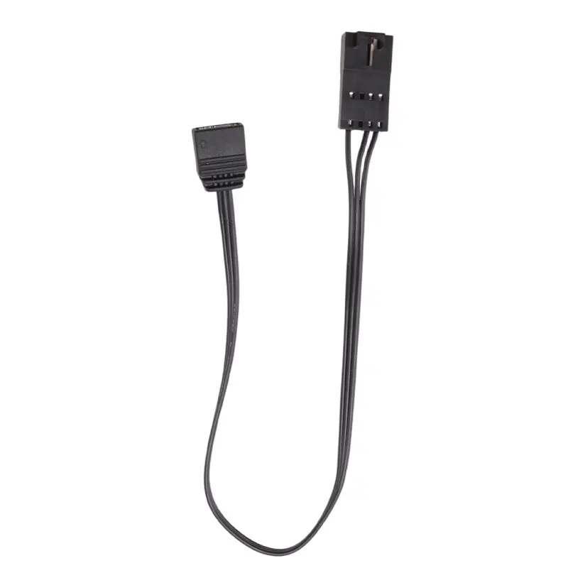 Cable adaptador para ventilador Corsair de 12V RGB de 4 pines a placa base, conector adaptador hembra de 5V y 3 pines para control de iluminación de la placa base, el mejor.
