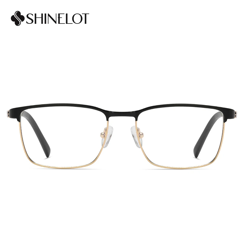 91720 Hot Sale Rectangle Light Luxury Eyeglasses Frame Eye Protection Glasses Science Geek Eyewear Boy Birthday Gift view 2