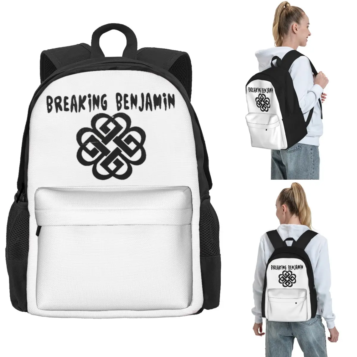 Mochila Breaking Band Benjamin em Promoção, Mochila de Grande Capacidade para Crianças, Mochila Escolar, Bolsas de Ombro para Homens e Mulheres