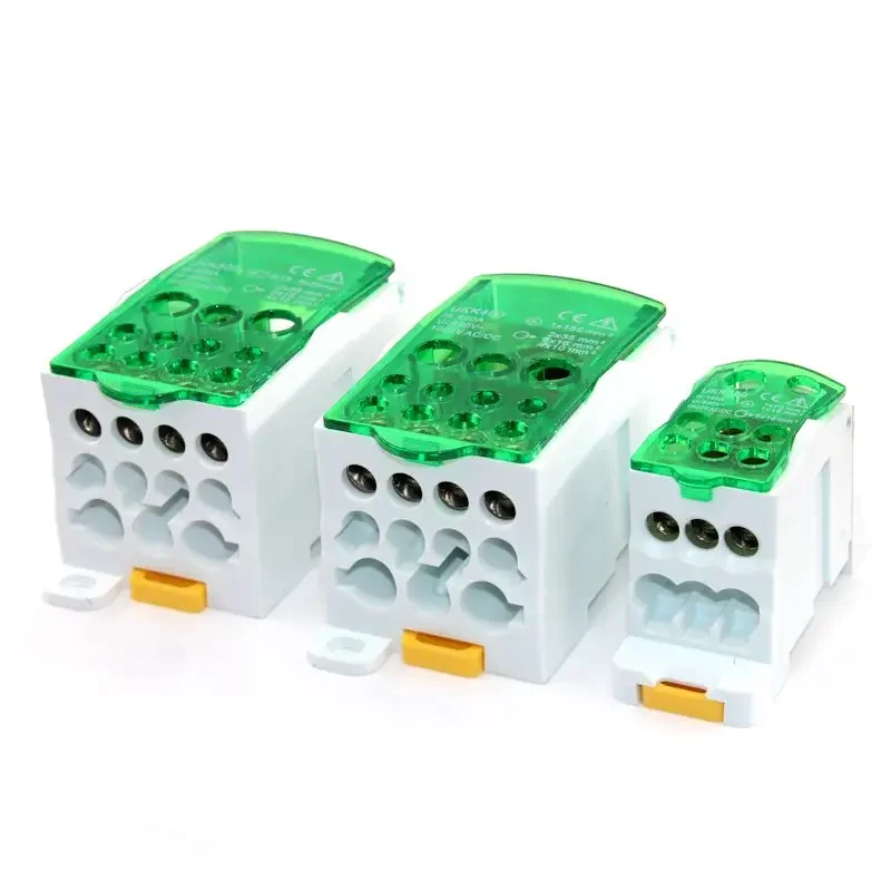 Elektrischer Split-DIN-Schienenklemmenblock, Anschlussdose, Stromkabel, elektrischer Steckverbinder UKK80A, 125 A, 160 A, 250 A, 400 A, 500 A