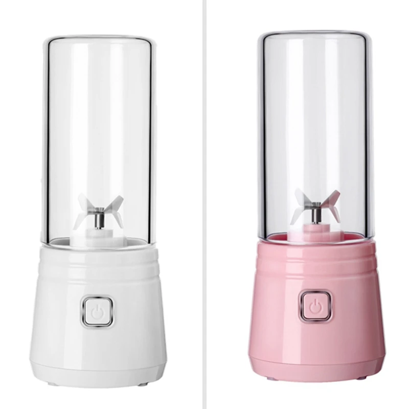 Electric Blender Portable Juicer Handheld USB Rechargeable Fruits Milk Smoothie Maker Mixer Cup For Picnic Office