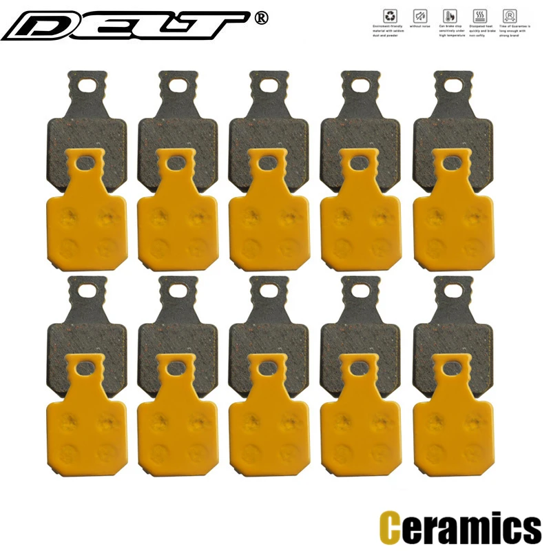 DELT 10 Pair Ceramics Bicycle Disc Brake Pads For Magura M5 M7 MT5 MT7 SH901 Parts MTB Mountain BIKE Accessories