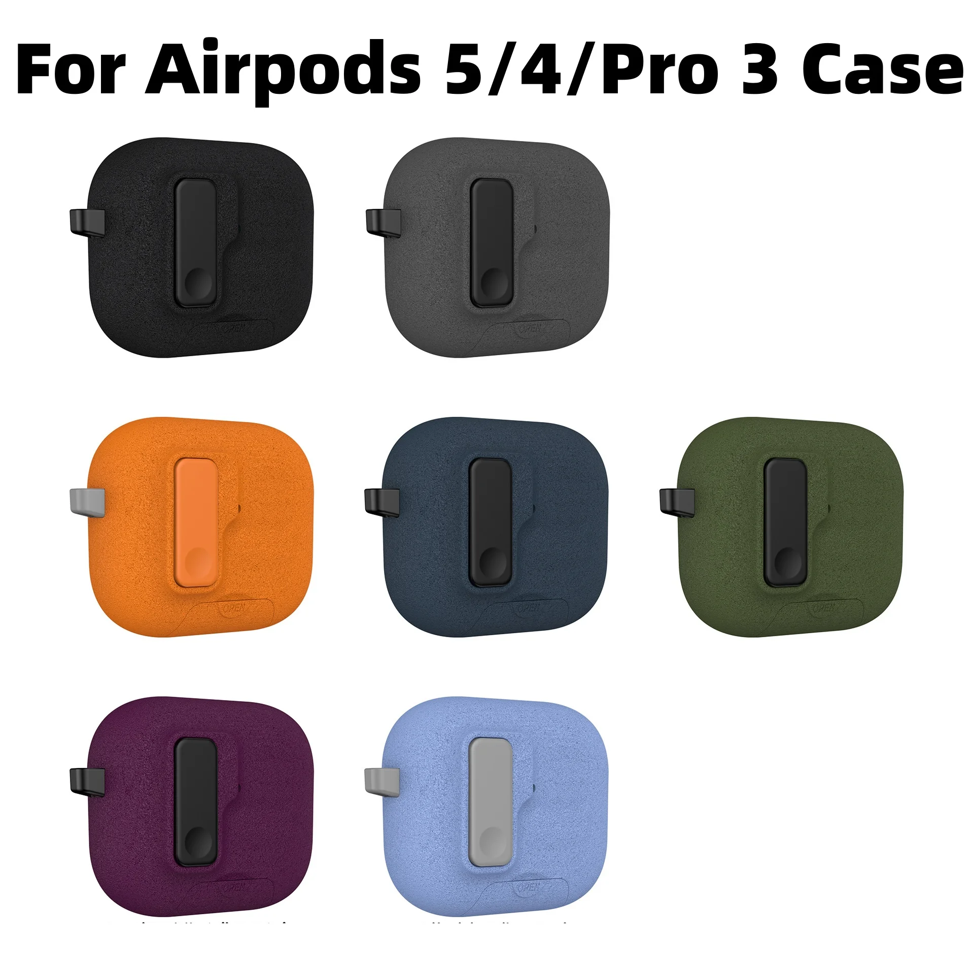 2026 Case for AirPods 5/4 Headphone Accessories Magnetic Locking Lid Protection Cover Phone Holder Design for AirPods 5/4/Pro 3