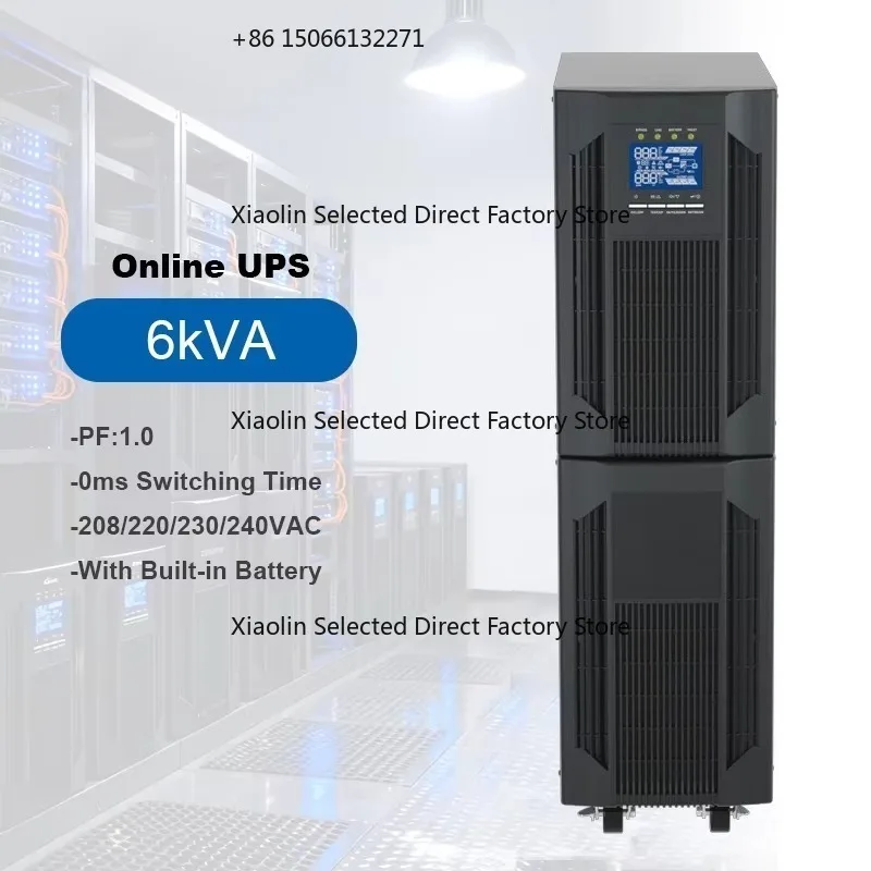 

6KVA Single Phase Industrial Ups Online UPS, Durable Industrial Power Protection for PLC, and Automation