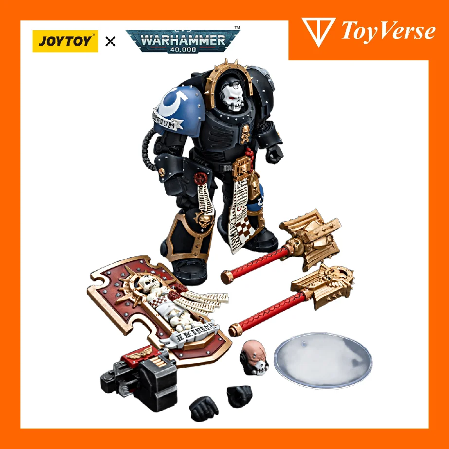 

TOYVERSE Official Warhammer Licensed JoyToy Ultramarines Chaplain Terminator Armour High-Detail Figure 1/18