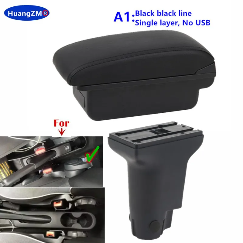 Voor Fiat 500 armsteun doos Voor Fiat CRONOS Auto Armsteun doos Gewijd Retrofit verhogen Interieur Center opbergdoos Auto Accessoires