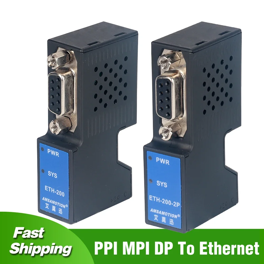 

ETH-200 PPI MPI DP for Siemens S7-200/300/ SMART PLC Serial Port to Ethernet Module Modbus S7 TCP Protocol CP343-1