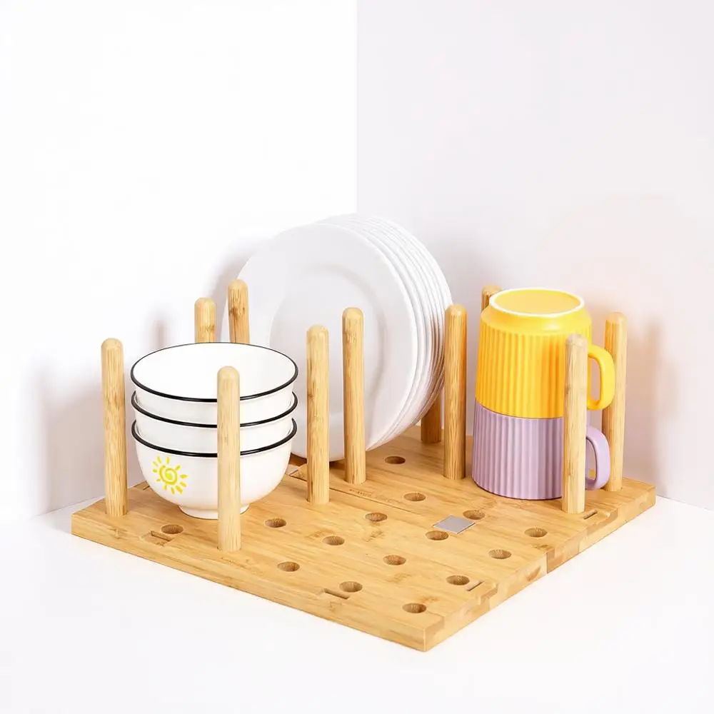 

Кухонный органайзер-перфорированная доска для посуды, тарелок, мисок, приправ и специй, 2 доски и 12 креплений