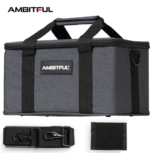 Ambitful PB18 correas de hombro bolsa de transporte portátil estudio Flash luz cámara de vídeo bolsa para fotografía al aire libre foto vídeo