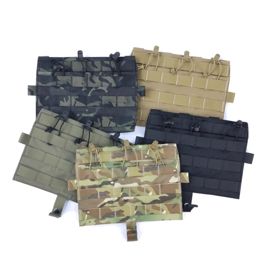 JPC AVS 2.0 Chaleco táctico MOLLE con triple bolsa panel resistente