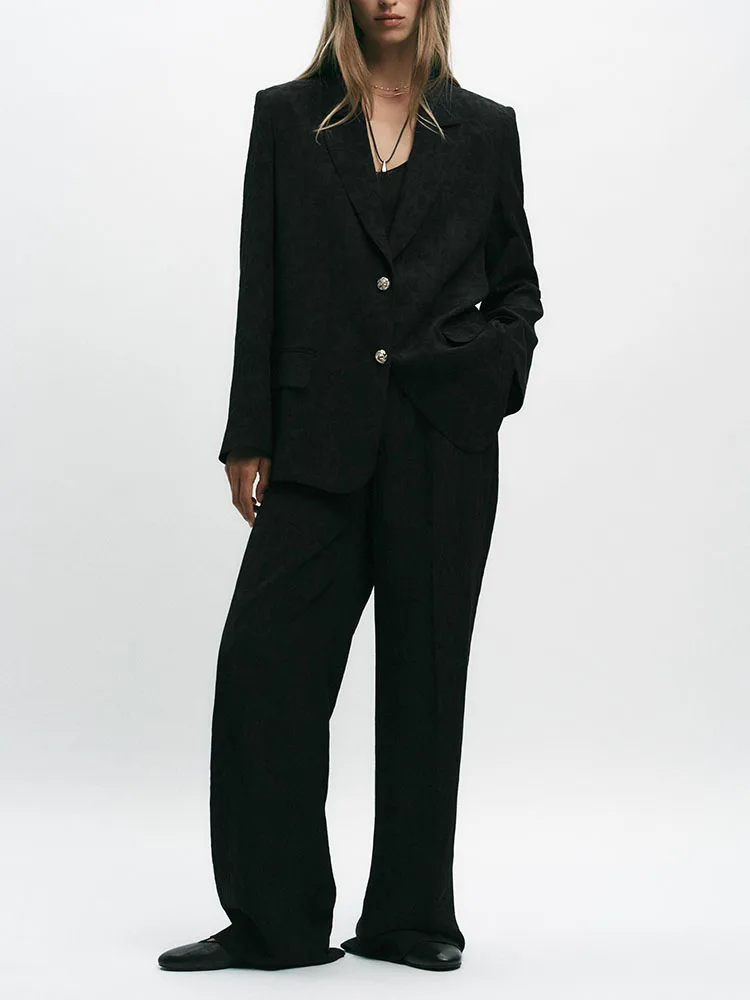 

New Women's Suit Jacket High Waist Pants Autumn Collection Fashionable Traditional Chinese Style Women's Clothing