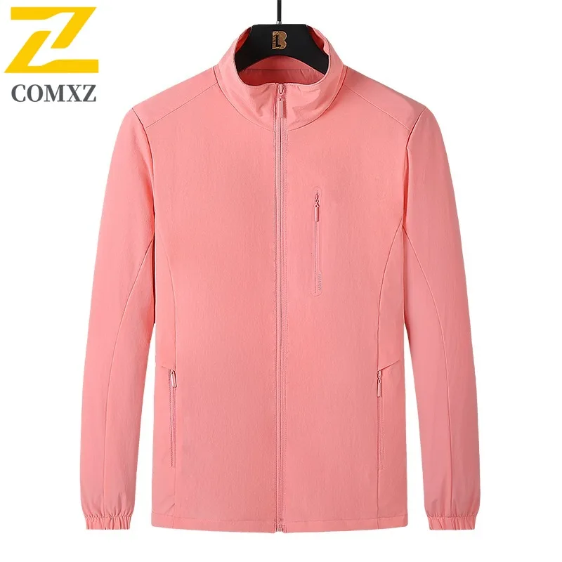 COMXZ 2025 Men Jacket 2021 Spring New Casual Coat Spring Autumn Trench Mens Shirt Mens Wear Clothes Export Street Style