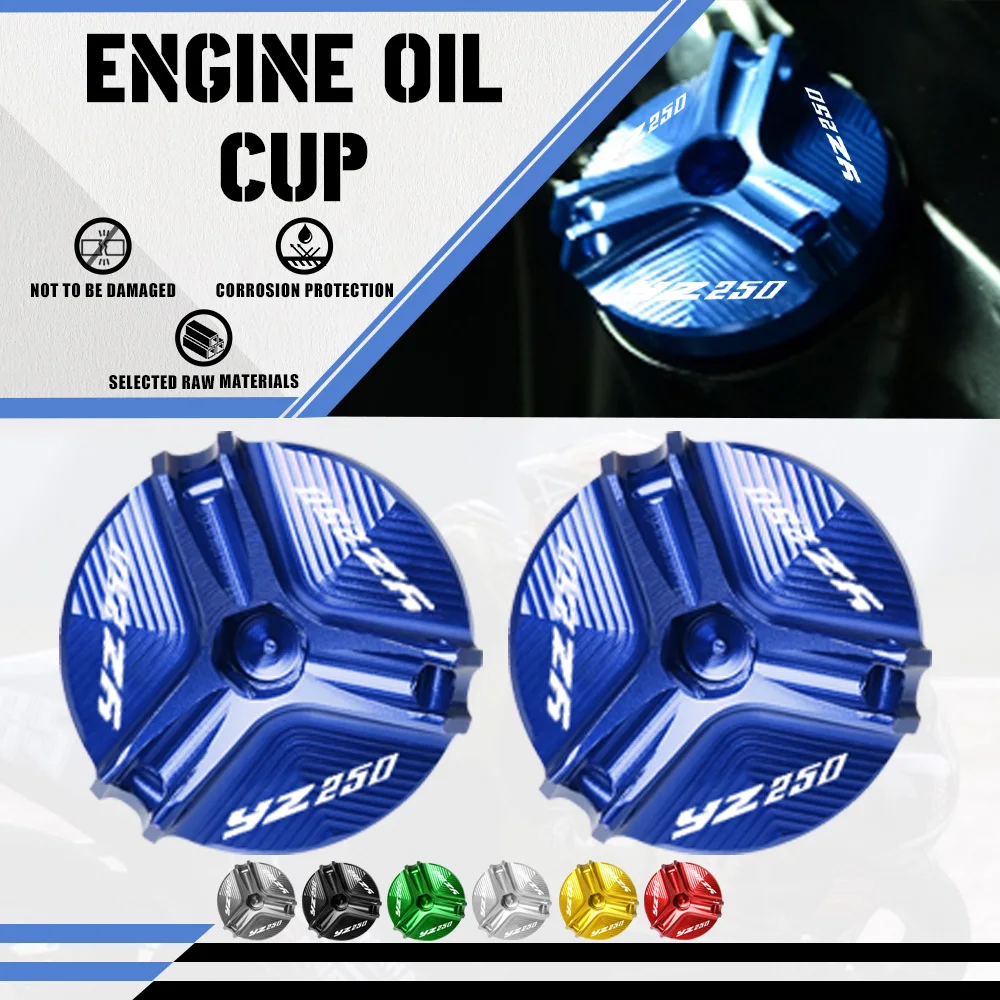

Motorcycle Engine Oil Filler Cap For YAMAHA YZ250FX 2015-2023 YZ250 99-23 YZ250X 16-23 YZ250F 01-23 YZ 250 F/X/FX Accessories
