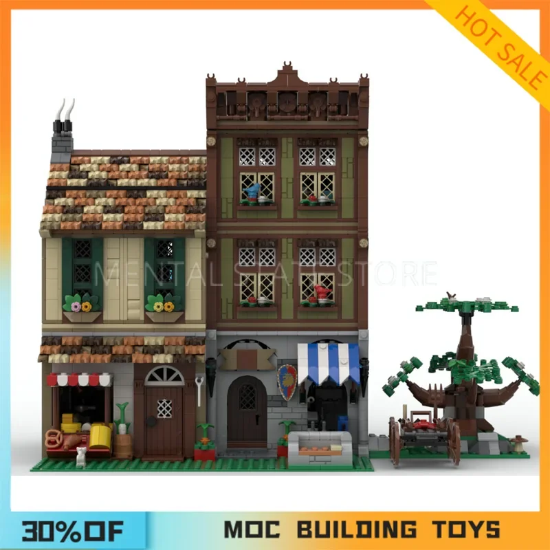 NEW 3161PCS Customized MOC  Hardware & Grocer Building Blocks Technology Bricks DIY Creative Assembly Education Toy Holiday Gift