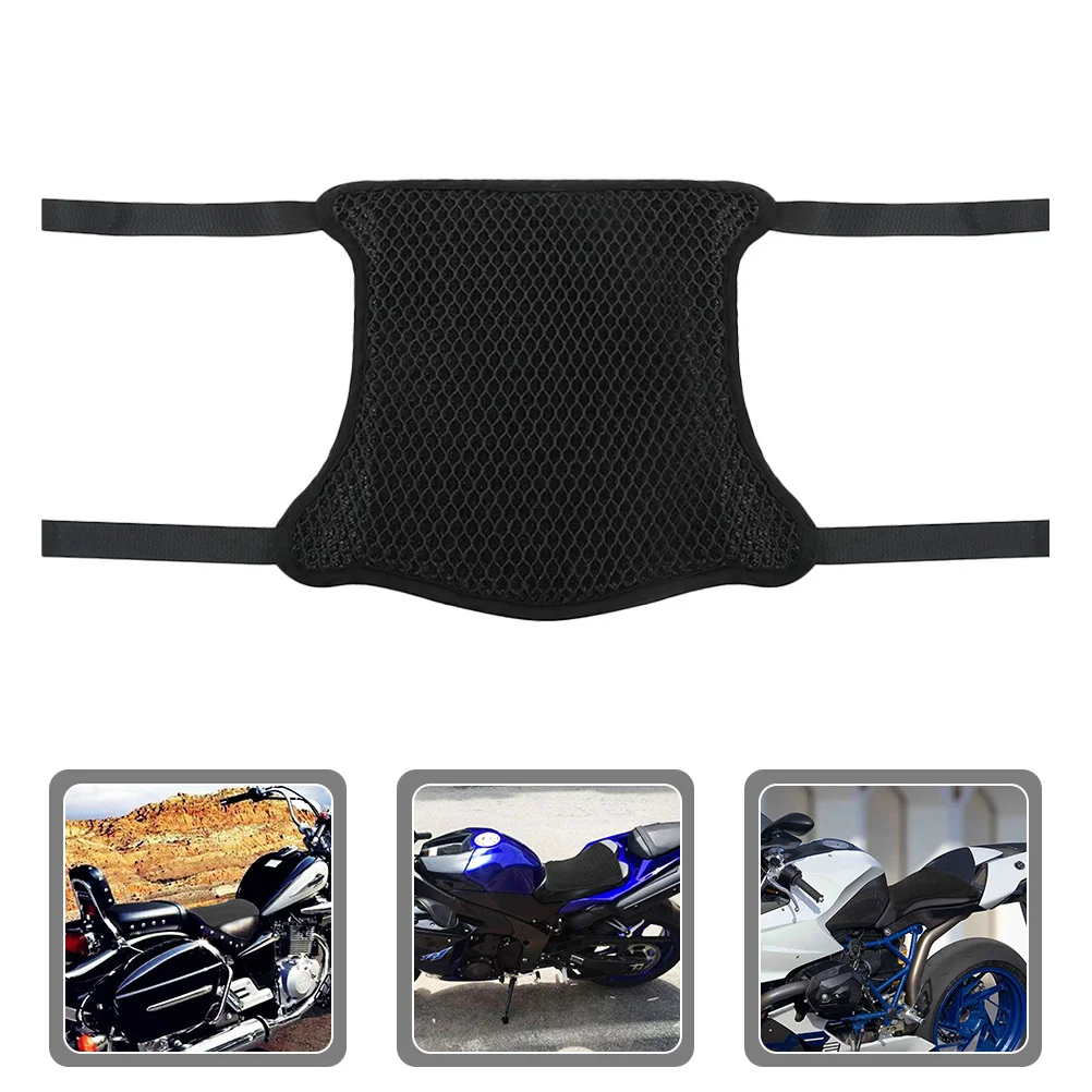 

Breathable Mesh Motorbike Seat Cover Reusable Thick Cooling Cushion For Motorcycles Adjustable Straps Durable High-Strength