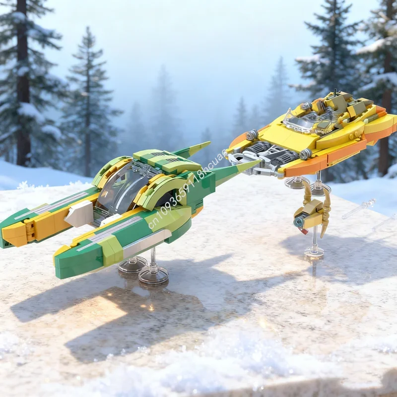 

664pcs MOC Bounty Hunter Pursuit Star Battle Model Building Blocks Construction Christmas Gift Assemble Toy DIY Creative Idea