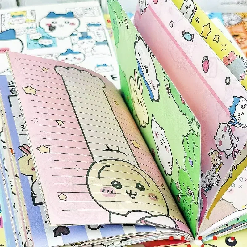 Hot selling Chiikawa cute notebook with 80 Sheets full-color Kawaii diary notebooks, an excellent gift for Chiikawa fans