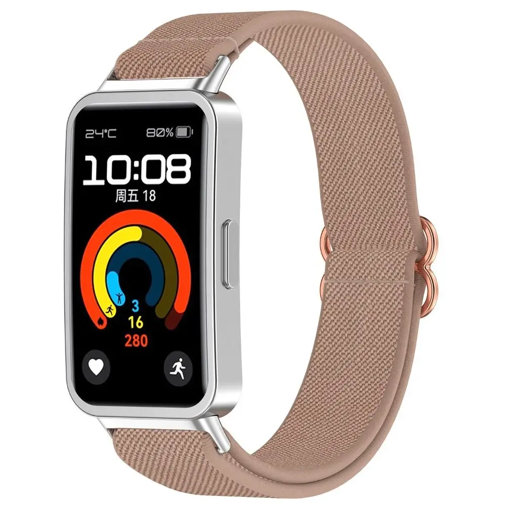 Nylon Elastic Watch Band Adjustable Comfortable Wristband Replacement Bracelet for Huawei Band 10/9/8 Smart Watch Accessories