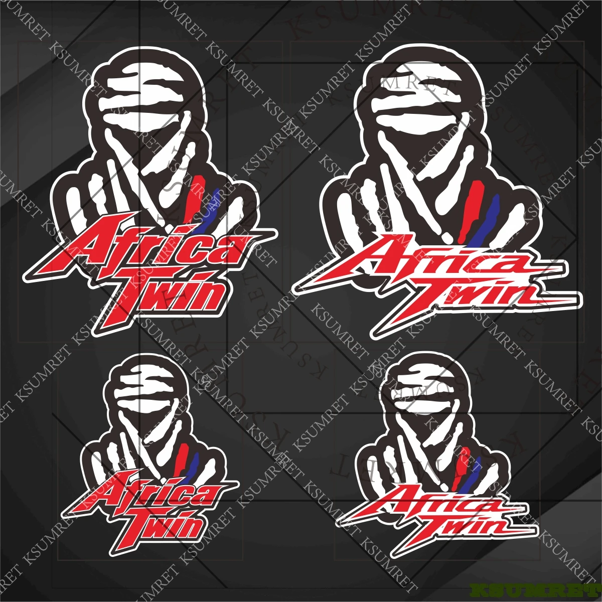 

Декоративная наклейка для мотоцикла Honda Africa Twin CRF1100, для бездорожья, ралли DAKAR, водонепроницаемая, устойчивая к царапинам.