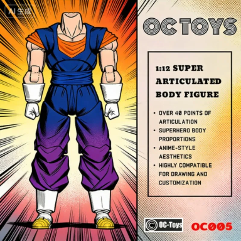

Spot SaleIn Stock OC TOYS Vegito Dragon Ball Super Saiyan SSJ SHF 3.0Body OC004-005-006 Action Figure Anime Mol ToysIn stock