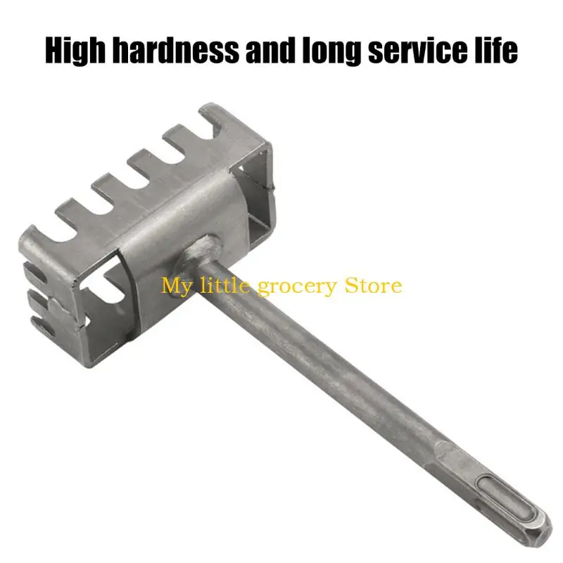 

D5BD Electrical Box Cutter Electrical Box Hole Cutter Socket Slot Hole Sawing Steel Rectangular Ergonomic For Oscillating