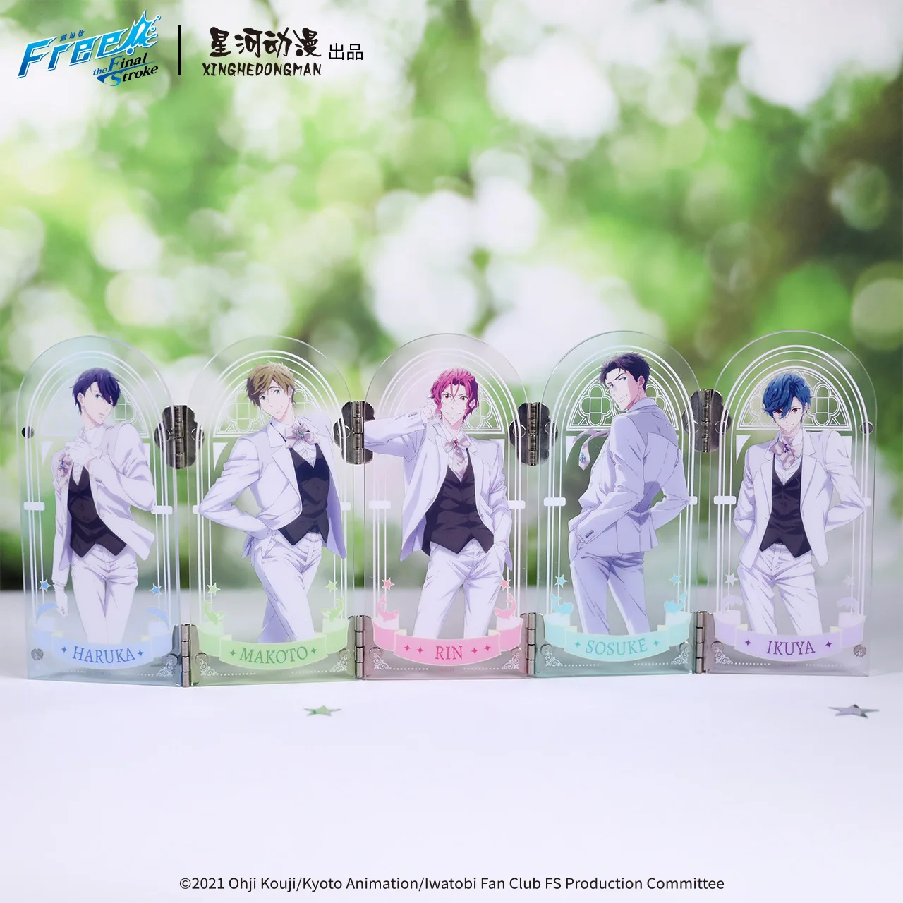 Free! The Final Stroke Nanase Haruka Rin Yamazaki Sousu China Official Authorization Concert Series Folding Screen Acrylic Stand