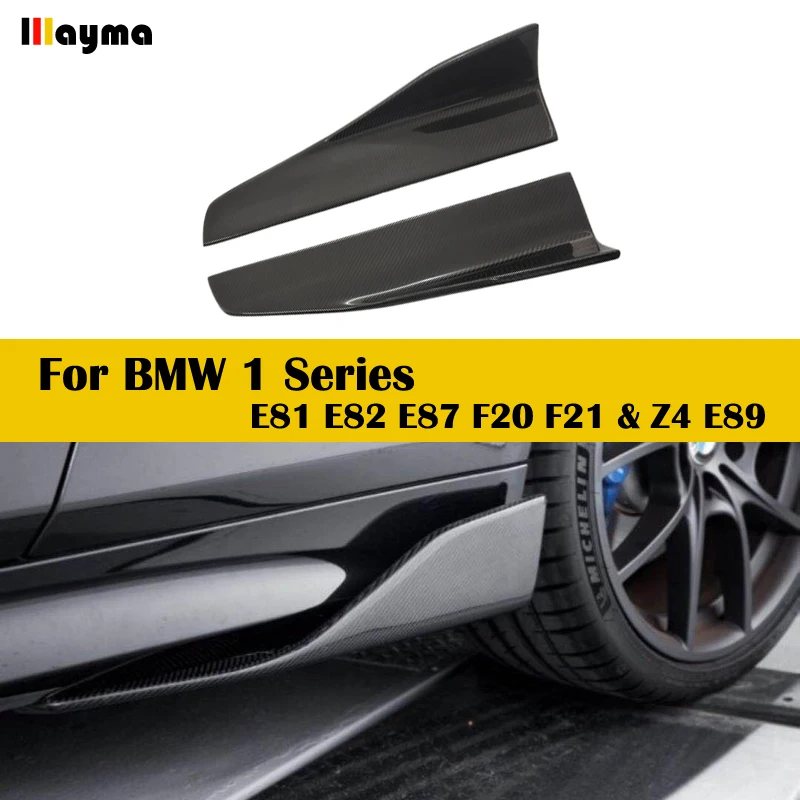 

Carbon Fiber Car Side Skirts FRP Primer Spoiler For BMW 1 Series 120i 125i 130i M135i M140i E81 E82 E87 F20 F21 E89 Z4