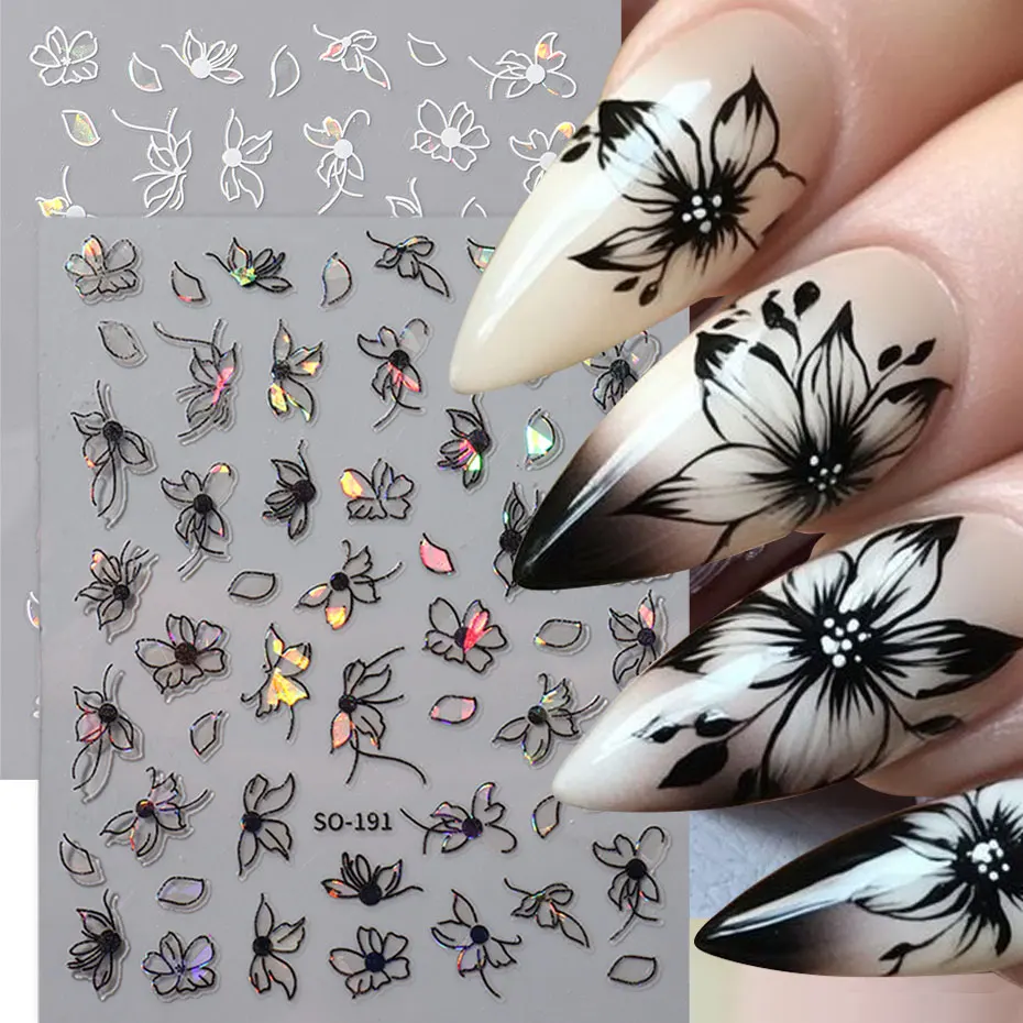 2Pcs 3D Laser Black… - image