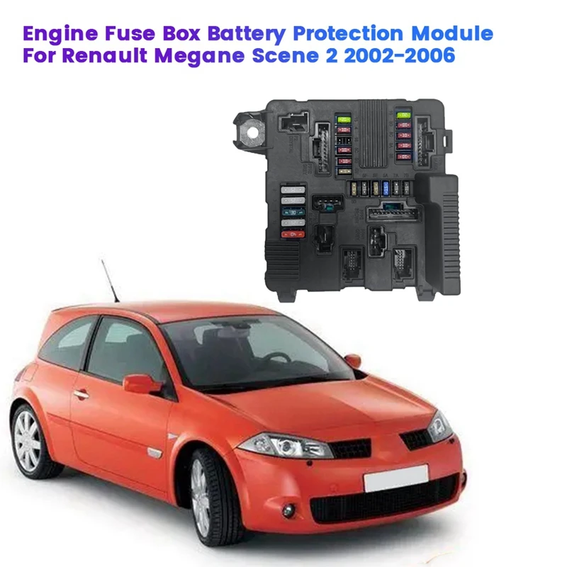 Car Engine Fuse Box Battery Protection Module 8200306032 For Renault Megane Scene 2 2002-2006 8200306033 S118399300J