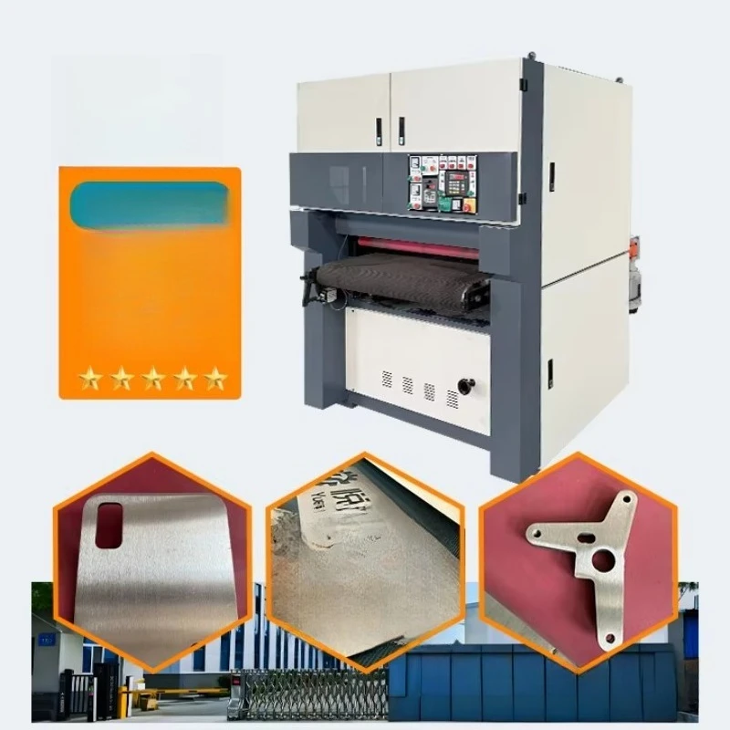 

Automatic 800mm 1000mm 1300mm Flat Polishing Machine Sheet Surface Grinding Buffing Polishing Machine