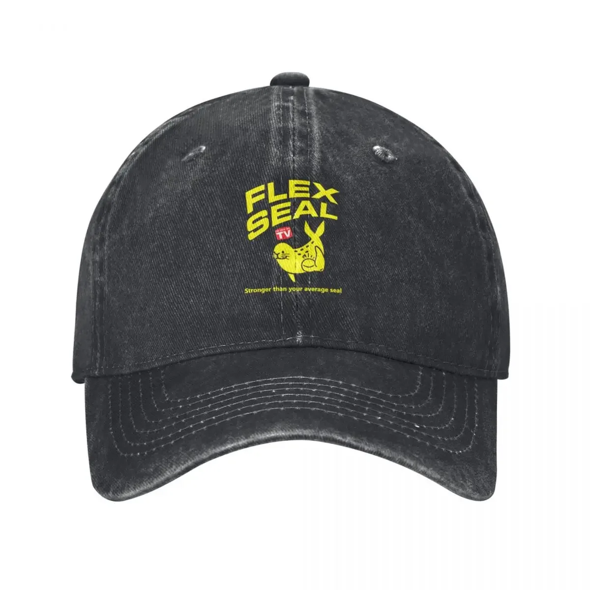

As Seen On TV Flex Seal Stronger Than Your Average Seal Baseball Cap foam party Hat tea Hat Man Women's