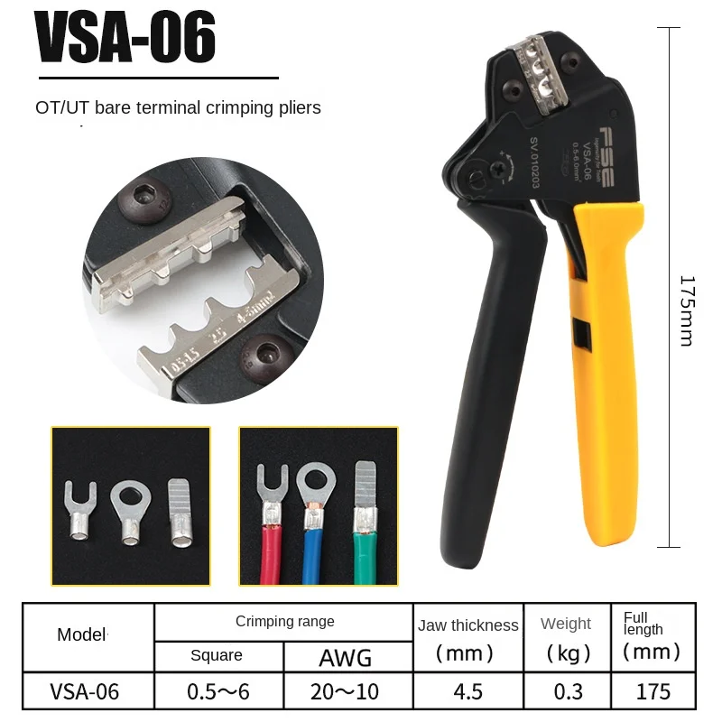 

VSA wire pliers/cold pressure terminal needle terminal bare terminal pre-insulated spring multi-functional wiring tool