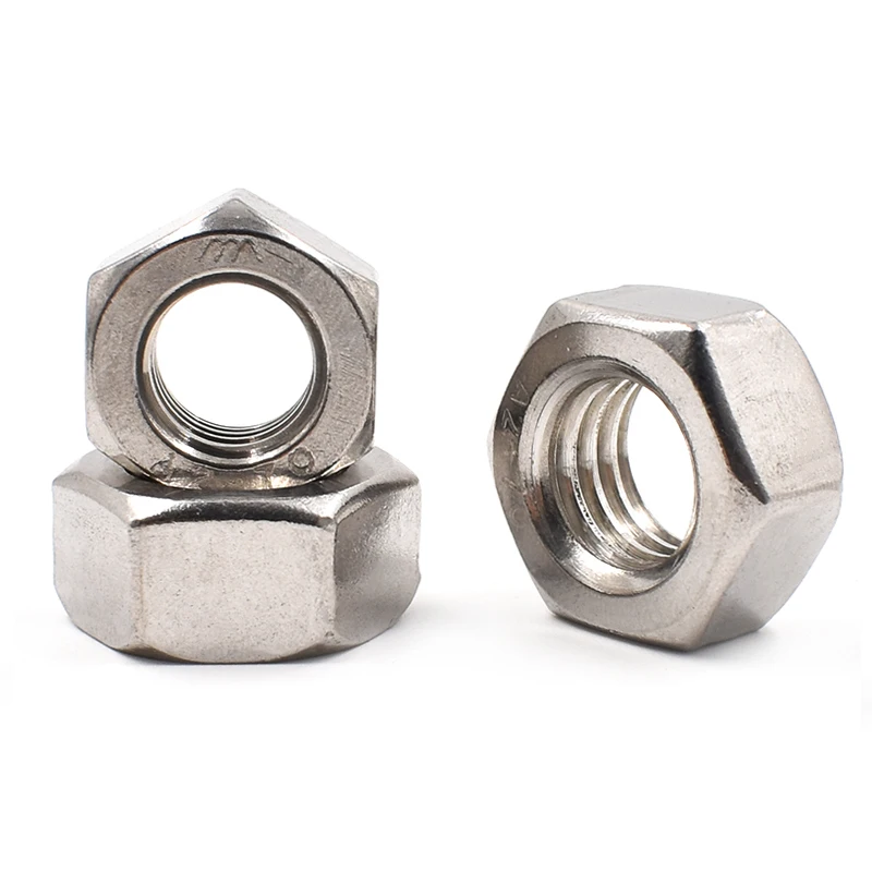 American standard thread Stainless steel 304 Hex nut UNC UNF 2#-56 4#-40 6#-32 8#-32 10#-24 1/4-20 5/16-18 3/8-16 7/16-14 1/2-13