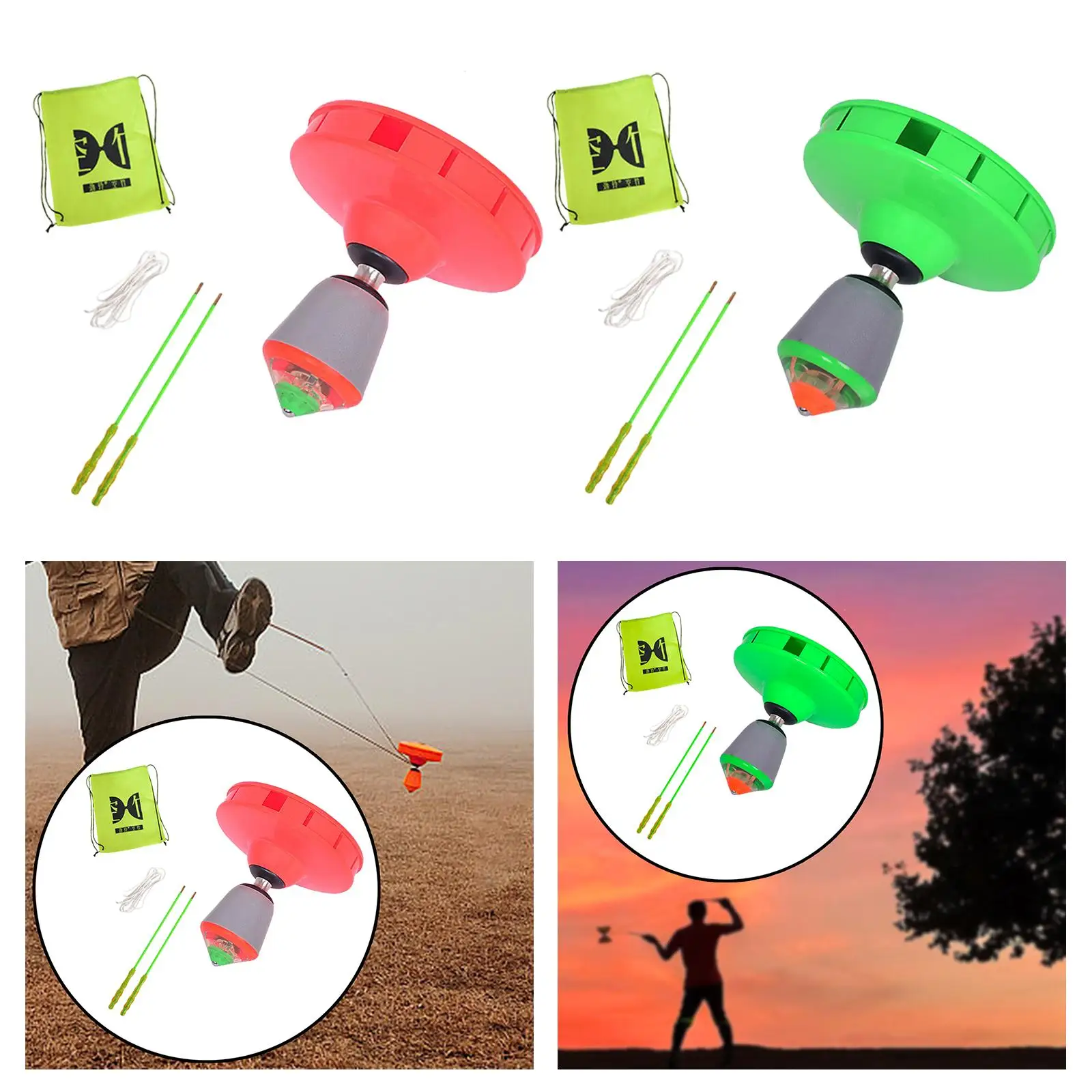 Diabolo Ball Toy Lightweight Chinese Yoyo Set for Adults Outdoor Elderly