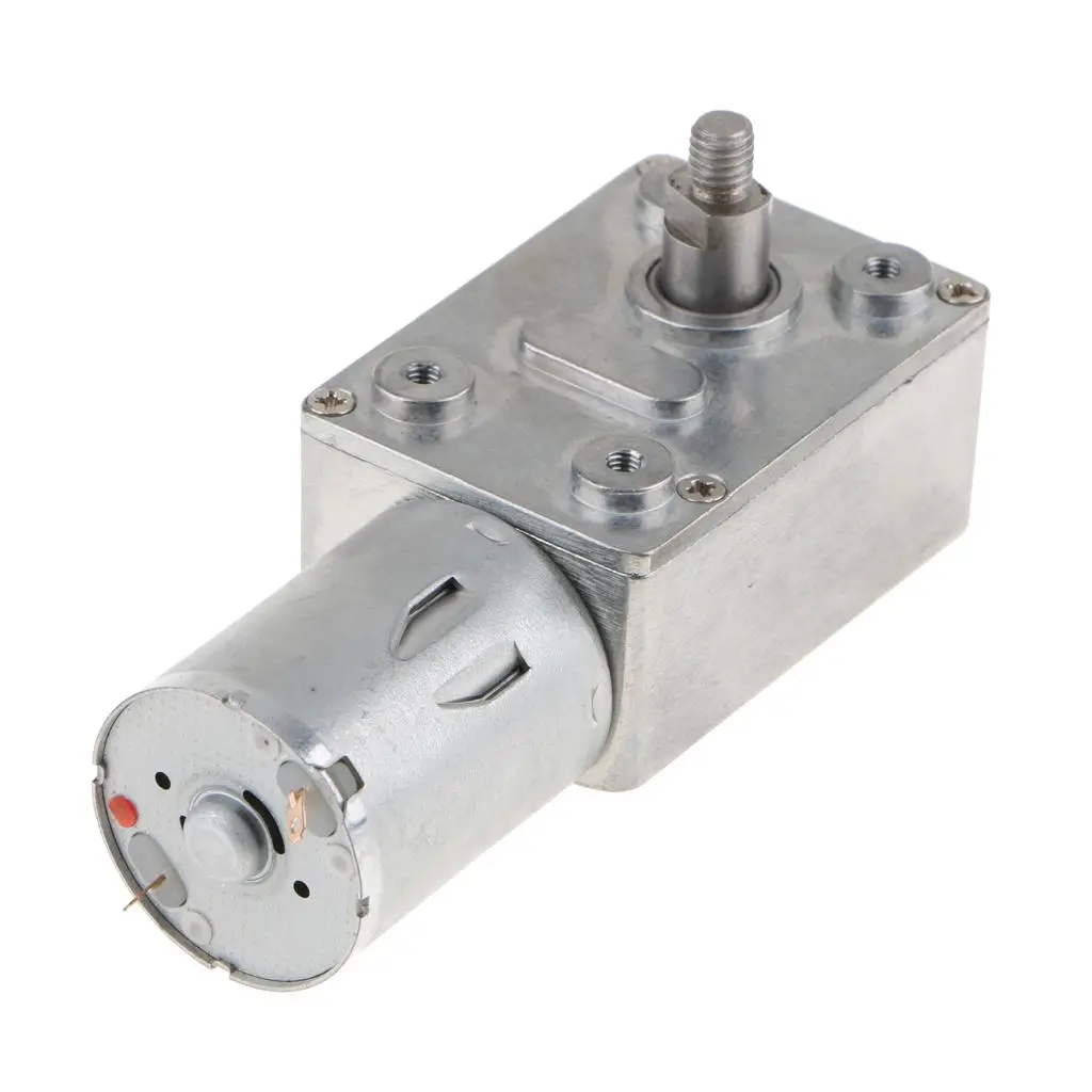 Motorreductor de tornillo sin fin reversible Motor reductor de 24 V CC 10 RPM