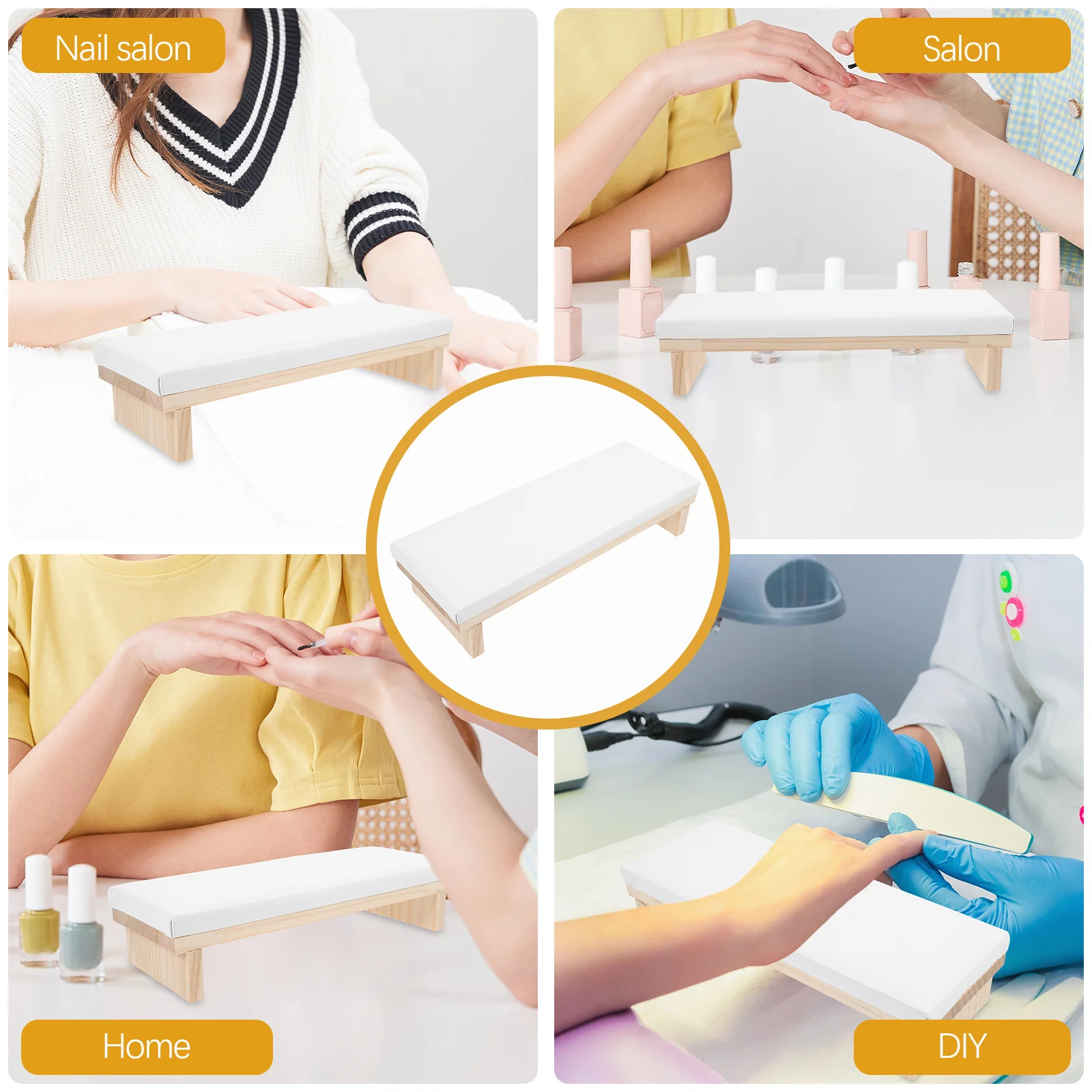 Nail Art Handsteunkussen Comfortabele polssteun voor manicure Salon DIY Draagbare nagelarmsteun Stand Manicure Handkussens