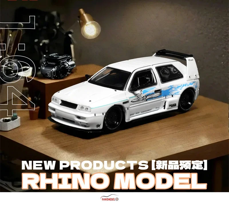 

Rhino Model RM 1:64 Golf Mk3 white Diecast Model Car