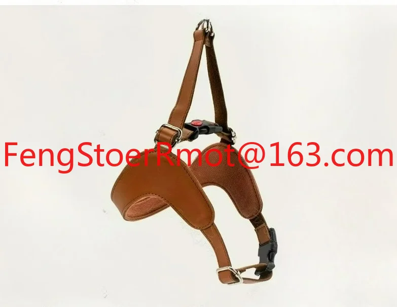Latest high-end adjustable pet dog leather pet harness