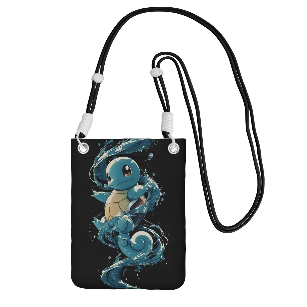 

Custom Squirtles Mobile Phone Bag for Women Men Cool Video Games Shoulder Crossbody Bag Key Bag Mini Shoulder Purse Wallet