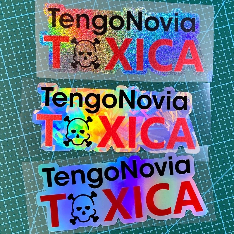 

1 шт. TengoNovia TOXICA мотоциклетная наклейка водостойкая для топливного бака, коробка для шлема, сделай сам, окно автомобиля, испанский стиль, прочная виниловая наклейка