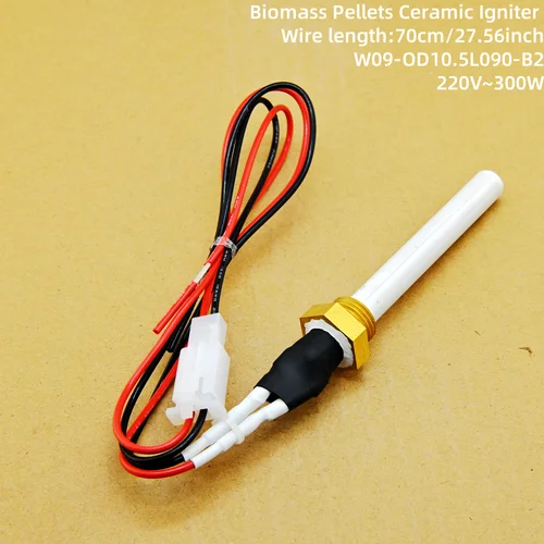 Imagen 2 del producto Encendedor de pellets de cerámica G3/8, 220v, 300w, accesorios de cocina, encendido rápido, resistente a altas temperaturas, varilla de encendido de larga duración