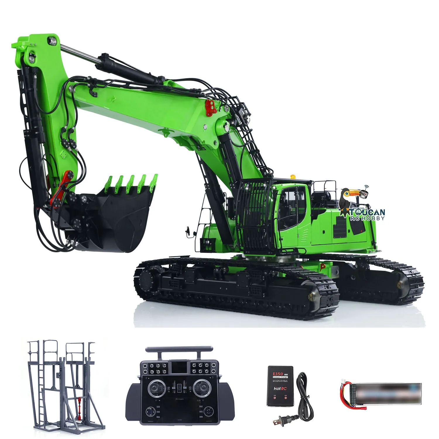 1/14 LESU LR960 RC Full Hydraulic Excavator Remote Control Digger Battery Construction Vehicle TOUCAN DIY Truck Car Machine Toys