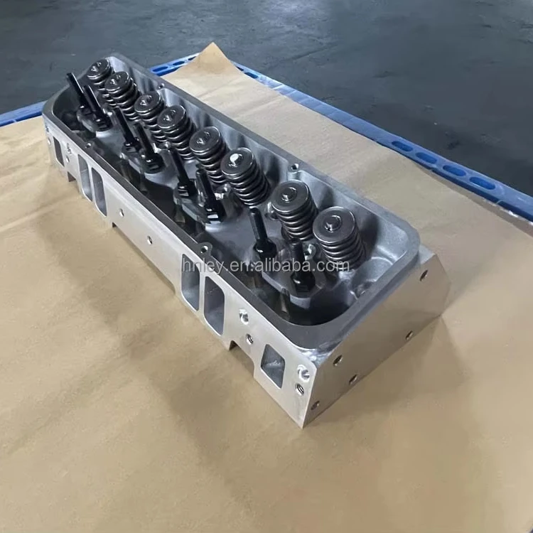 

Auto Parts SBC GM350 Aluminum Complete Cylinder Head For Chevy For CHEVROLET 350 V8 With Guidplates