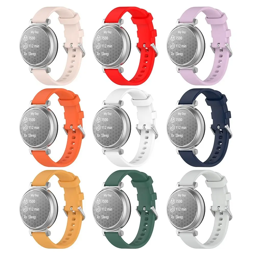 New Replacement Silicone Strap Watchband Accessories Wristband Smart Watch Sport Bracelet for Garmin Lily 2