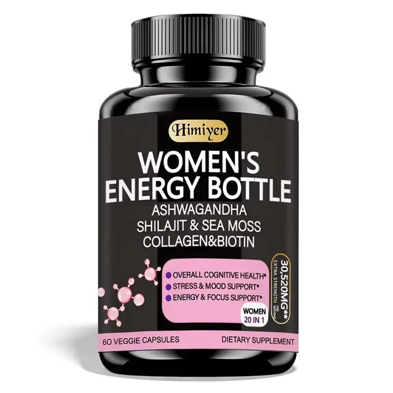 

Women's Ultimate Energy Supplement - With Seaweed & Ayurvedic Ingredients, All-Day Vitality & Beauty Boost, Hypoallergenic, 20 E