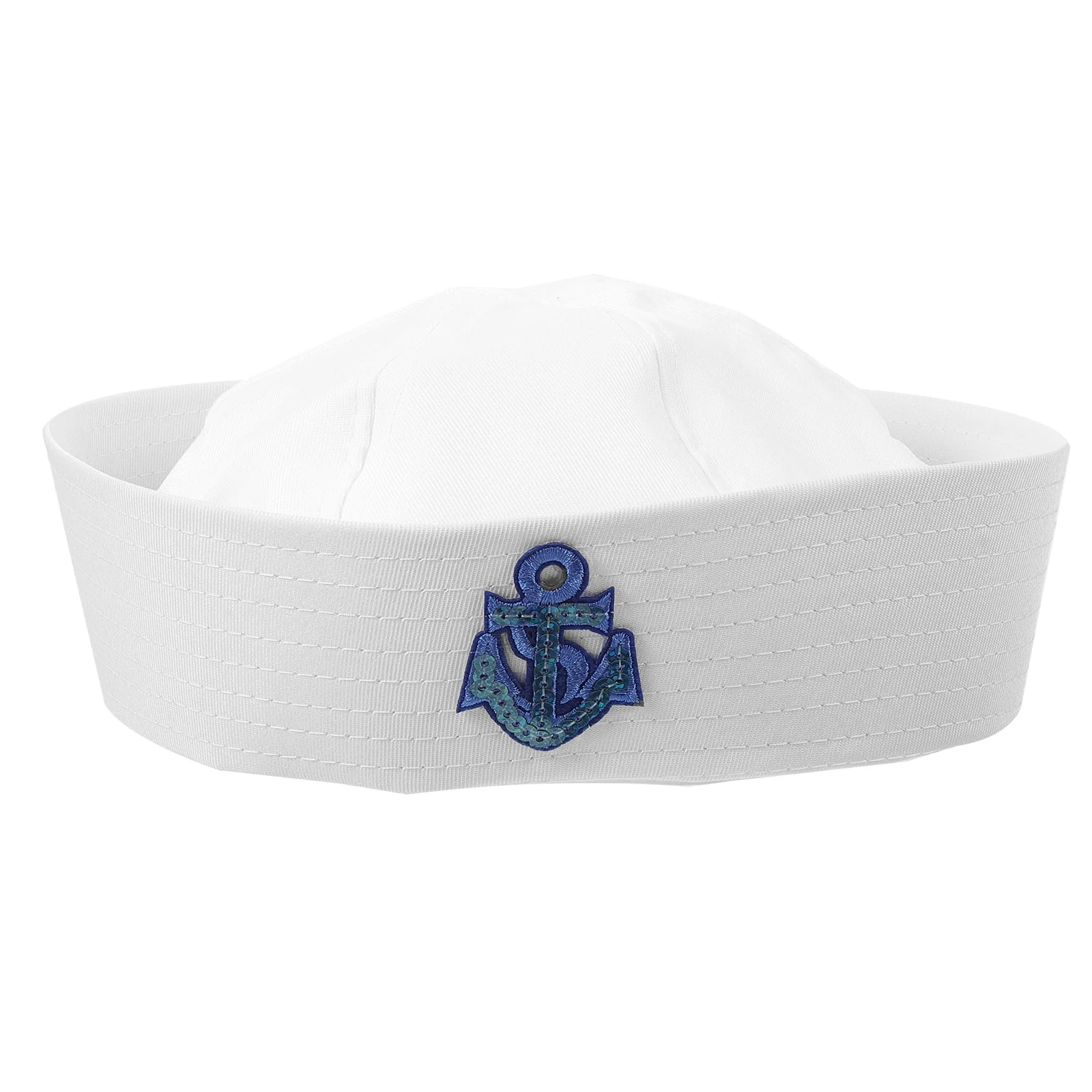 

Captain Sailor Hat Unisex Cotton Durable Boating Costume Party Clothing Accessory for Men Women Captain Cap Boating Sailor Hat