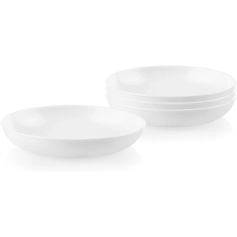 

Миски Versa из 4 предметов для пасты, салата и многого другого, сервизы на 4 человека, прочные и экологически чистые, набор компактных мисок на 30 унций