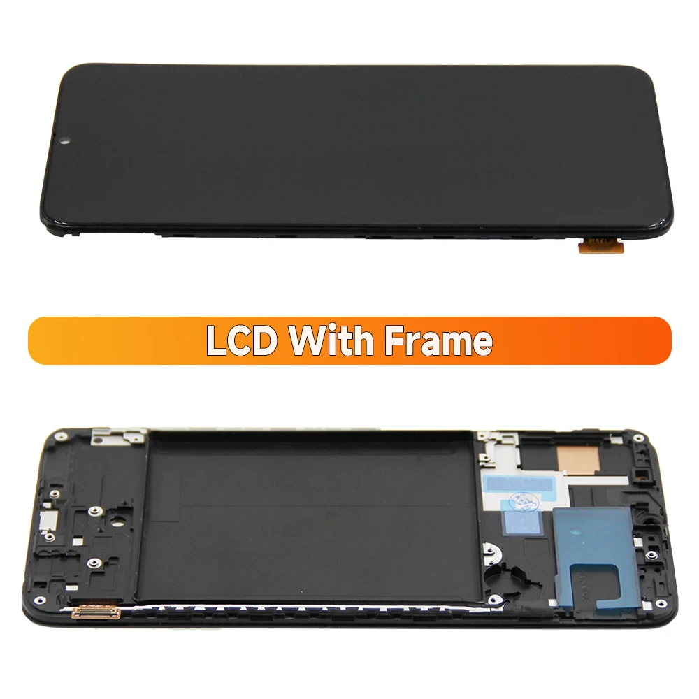 A70 Display Screen Replacement, for Samsung Galaxy A70 A705 A705F A705FN/DS Lcd Display Digital Touch Screen with Frame Assembly